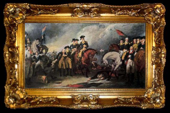 framed  John Trumbull Capture of the Hessians at the Battle of Trenton, ta009-2
